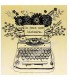Retro Typewriter Fleurie Un jour, une histoire ...