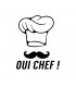 Rubber stamp - Oui Chef !
