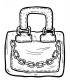 Rubber stamp - Hand bag 4