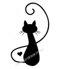 Tampon Silhouette de Chat 1