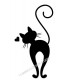 Rubber stamp - Cat's silhouette 2