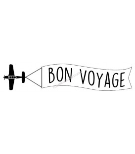 Tampon Bon Voyage avion