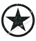 Tampon étoile dans cercle 1