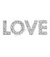 Rubber stamp - Gwen Scrap Collection 2- LOVE graphic