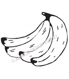Rubber stamp -Banana 