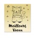 Rubber stamp - Cat with jumper meilleurs voeux