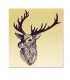 Rubber stamp - Deer Head